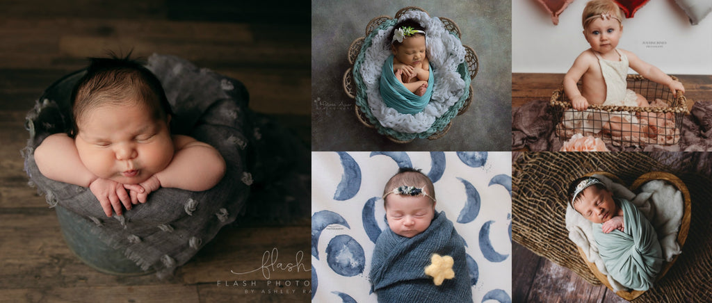 Textured Layers, Macrame Layers, Knit Layers, and More! - Newborn Photo Props - Shop for Newborn Photo Props Online - Tiny Tot Prop Shop